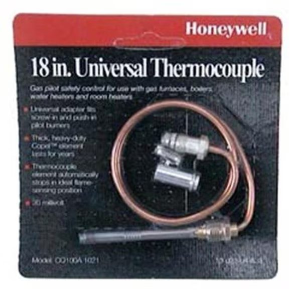 Honeywell 18in. Universal Thermocouple Kits  CQ100A1021, Honeywell, Mfr#: 40696